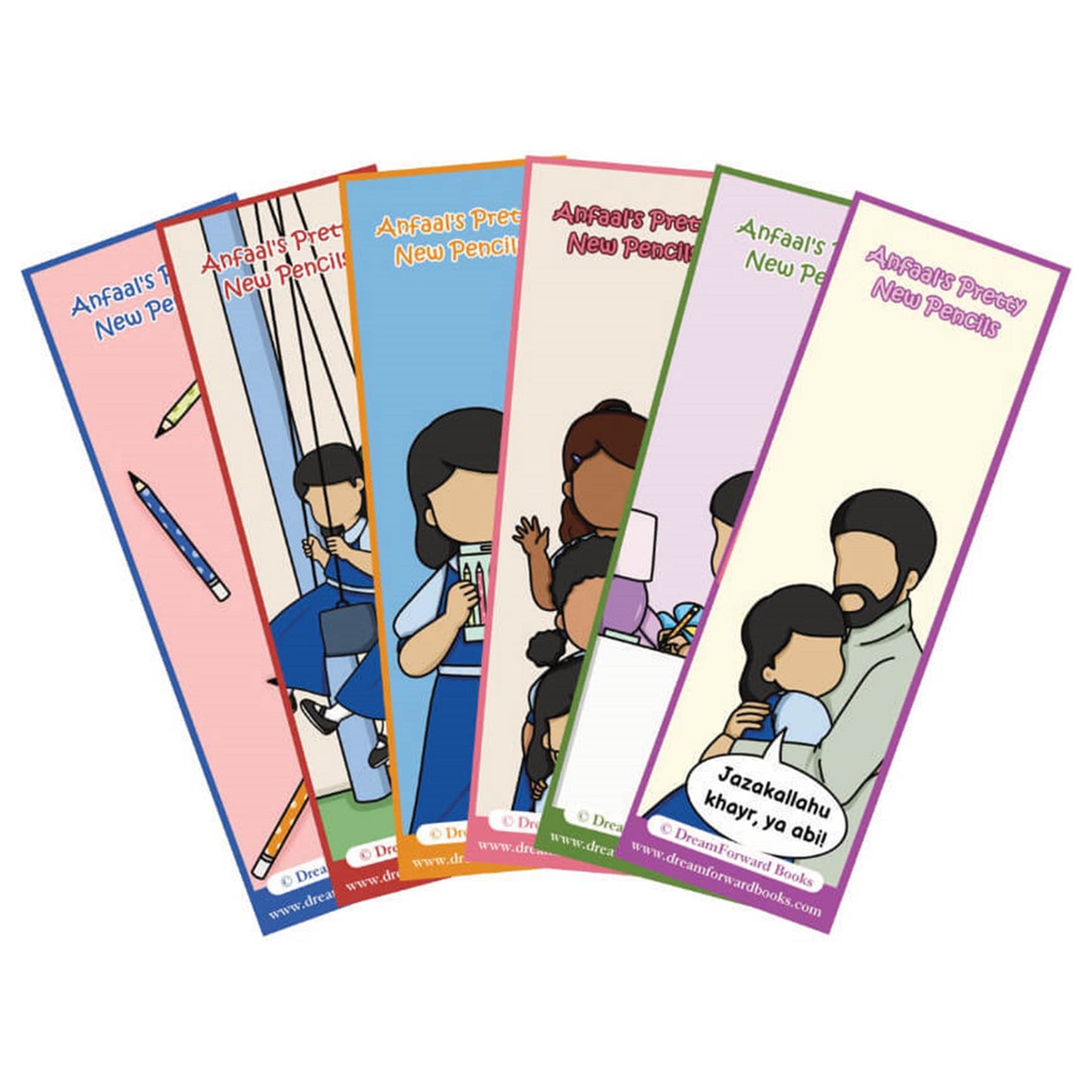 Anfaal's Pretty New Pencils Bookmarks