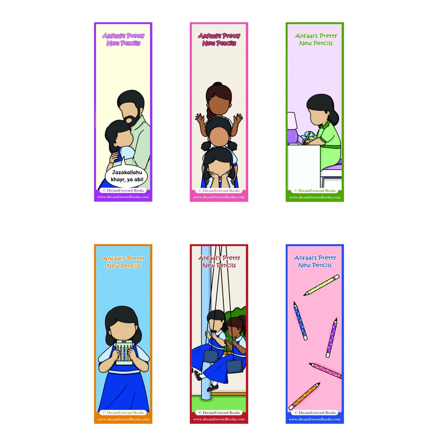 Anfaal's Pretty New Pencils Bookmarks